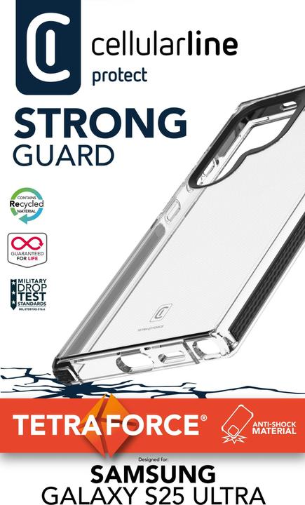 Immagine prodotto Cellularline Tetra Force Strong Guard - Galaxy S25 Ultra (Samsung Galaxy S25 Ultra)