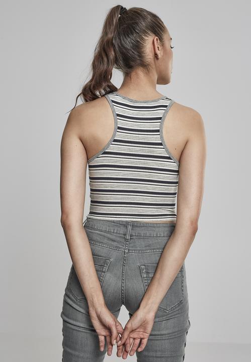 Immagine prodotto Urban Classics Top a strisce a coste per donna (XL)