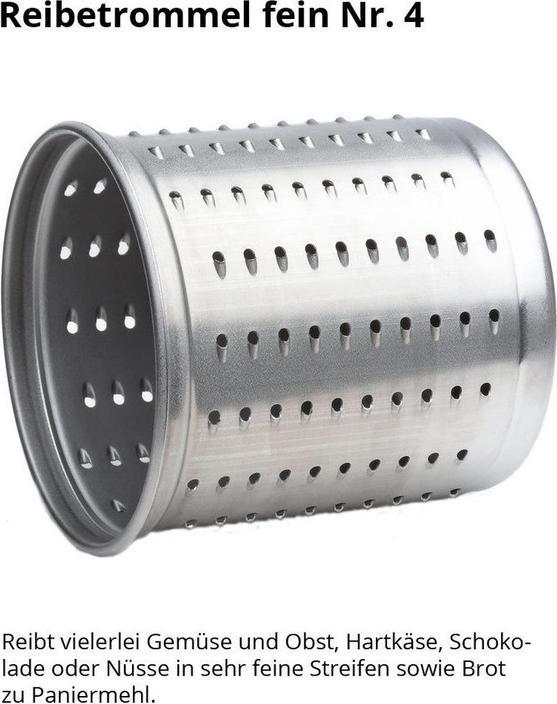 Actual product image Tromco Drum grater set with drum 2, 3, 4