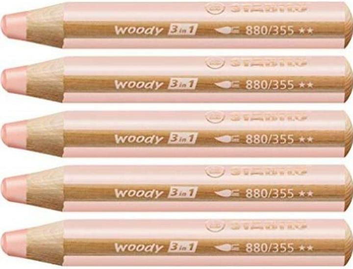 Image du produit STABILO woody 3 en 1 crayon de couleur (Abricot, 1 x)