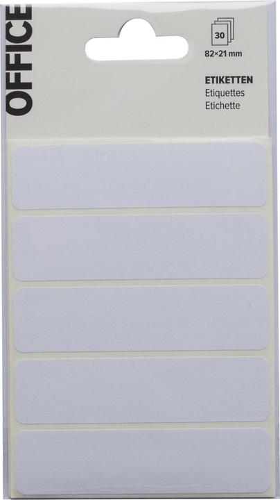 Image du produit Office Étiquettes blanches 82x21mm