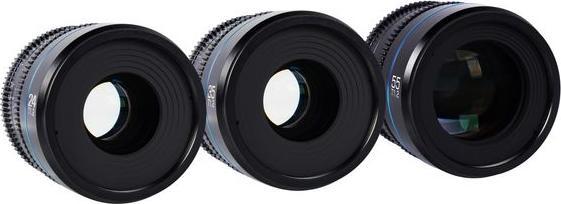 Image du produit Sirui Nightwalker 24 35+55mm T1.2 S35 MF Cine Lens Bundle X-Mount (Fujifilm X, APS-C / DX)