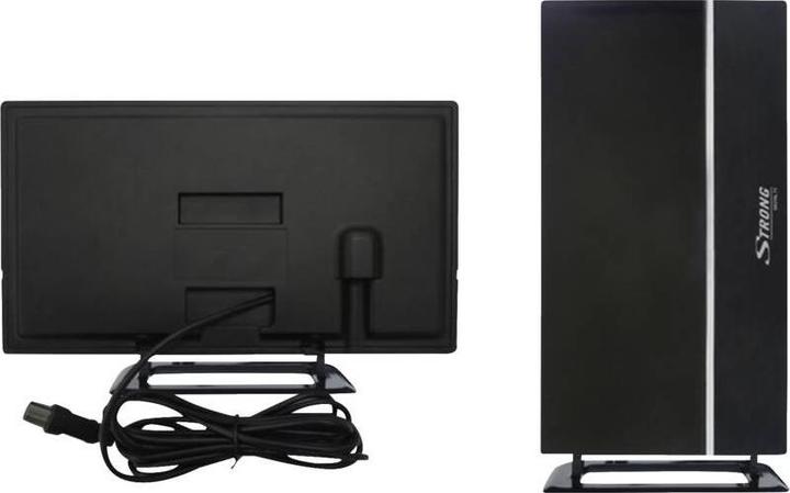 Image du produit Strong SRT ANT 30 - Noir - DVB-T,DVB-T2 - IEC M - 5 V/40 mA - 75 Ohm - 16 dB (Antenne d'intérieur, 16 dB, DVB-T / -T2)