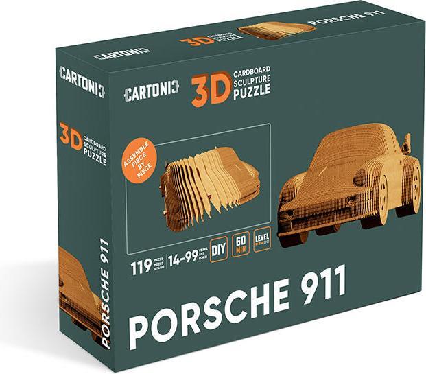 Produktbild Cartonic Porsche 911 - 3D Modell aus Karton