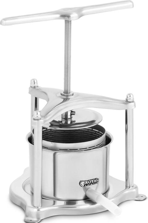 Actual product image Royal Catering Juice Press - stainless steel - 3 l - incl. 5 muslin cloths - (EU plug)