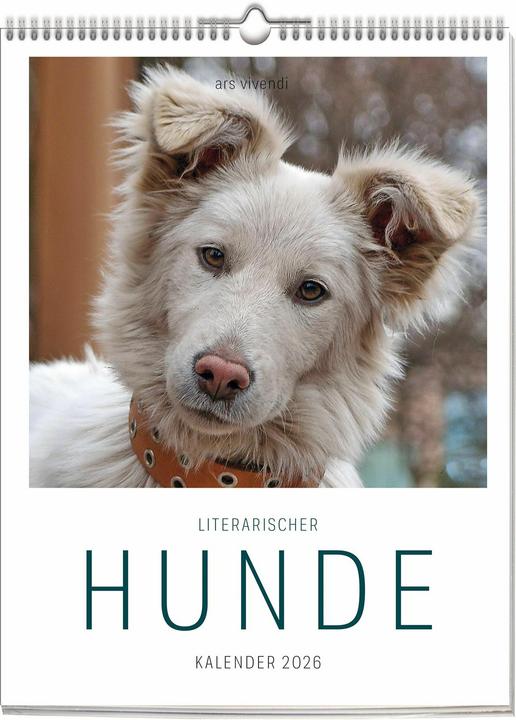 Produktbild Literarischer Hunde-Kalender 2026 (24 x 32 cm, Deutsch)