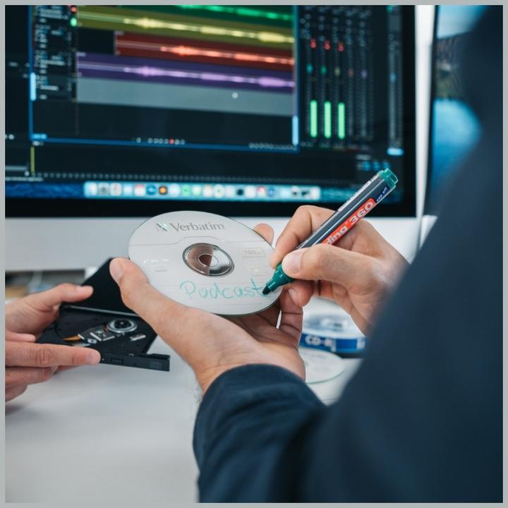 Produktbild Verbatim CD-R 52x, 700MB, 100er Spindel (100 x)