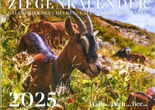 Produktbild Ziegenkalender / Calendrier des chèvres / Calendario delle capre 2025 (Kein Einband, Deutsch, Französisch, Italienisch)