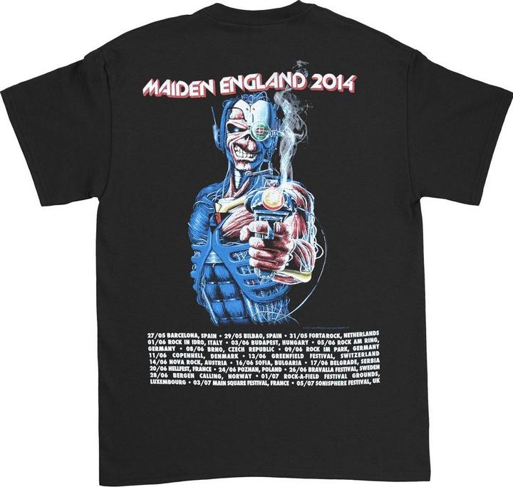 Produktbild Iron Maiden England 2014 Tour TShirt (L)