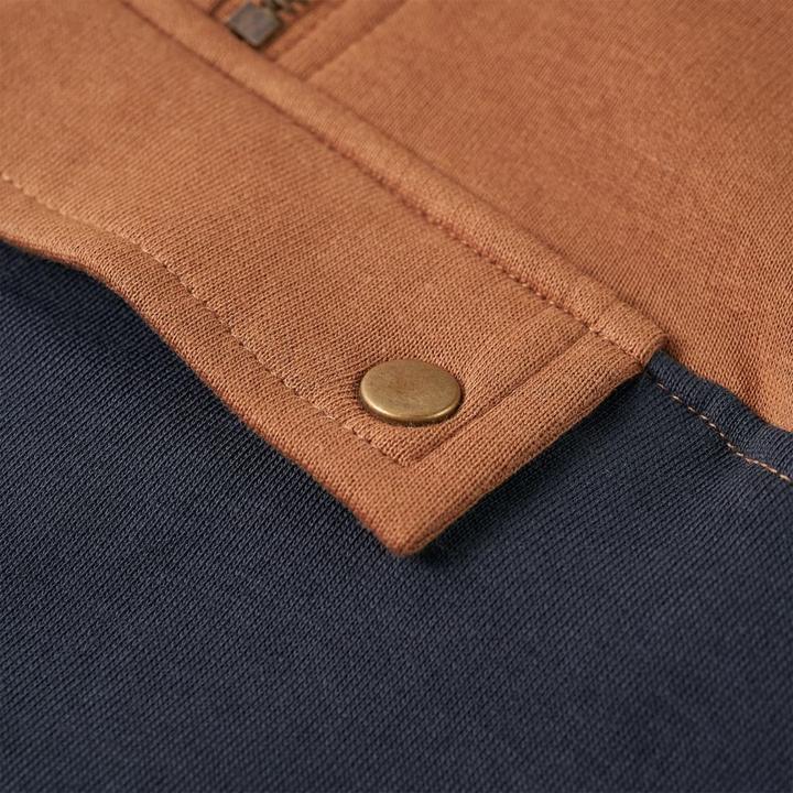 Immagine prodotto VidaXL Maglia con cappuccio e mezza zip per bambini (128)