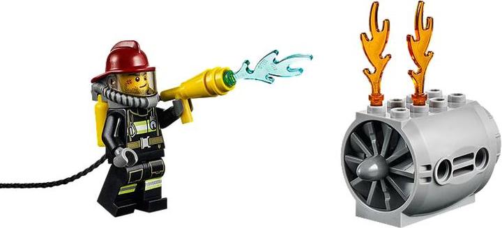 Produktbild LEGO Flughafen-Feuerwehrfahrzeug (60061, LEGO City)