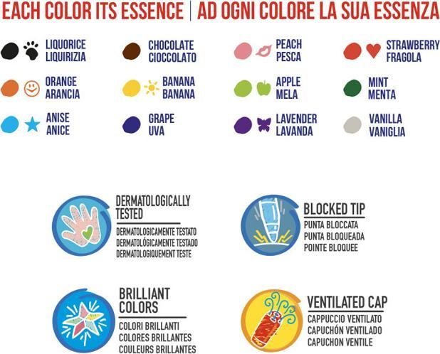 Image du produit Carioca Set de 30 feutres Perfume (Multicolore, 30 x)