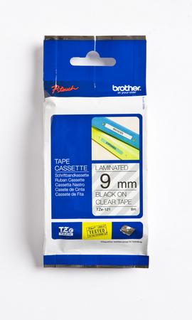Actual product image Brother Tze-121 (0.90 cm, Transparent)