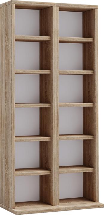 Immagine prodotto VCM Scaffale porta CD e DVD in legno Milano (42 x 20 x 92 cm)