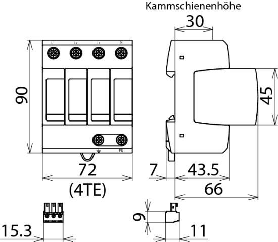 Actual product image Dehn Surge arrester