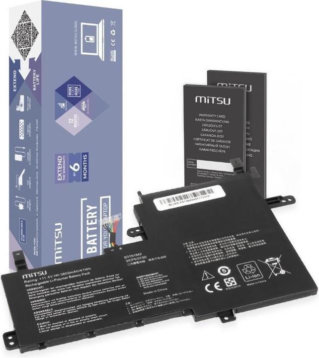 Produktbild Mitsu ASUS VivoBook Batterie 3550mAh 11,4V