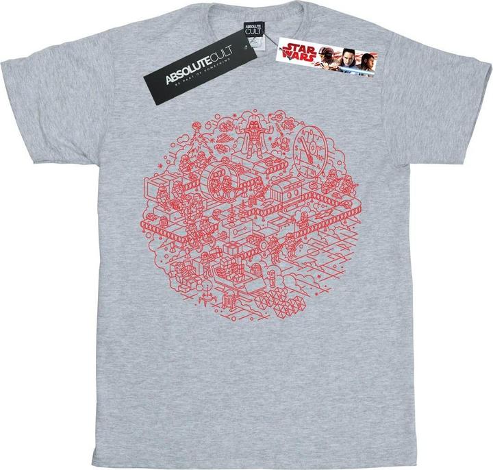Star Wars Christmas Death Star TShirt Mädchen