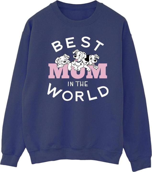 Disney 101 Dalmatians Best Mum In The World Sweatshirt (XL)
