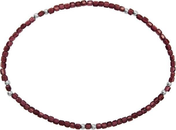 Immagine prodotto HCA Armband - "Harmony of nature" - Rhodolith Granat - Edelstahl (17 cm)