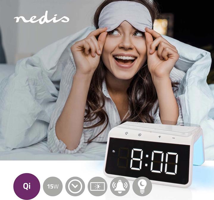 Productafbeelding Nedis Wekker -Draadloze oplader