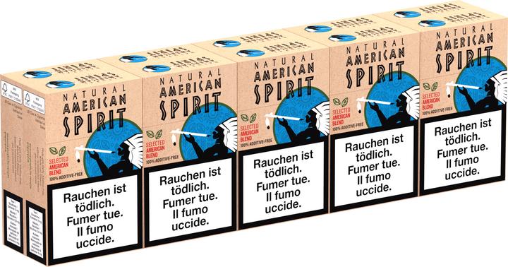 Produktbild Natural American Spirit American Blend Blue Box (10 Stk.)