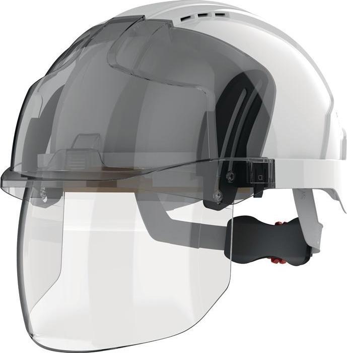 Image du produit Casque industriel EVO® VISTAshield® blanc/fumée ABS EN 397,EN 50365 (Taille unique)