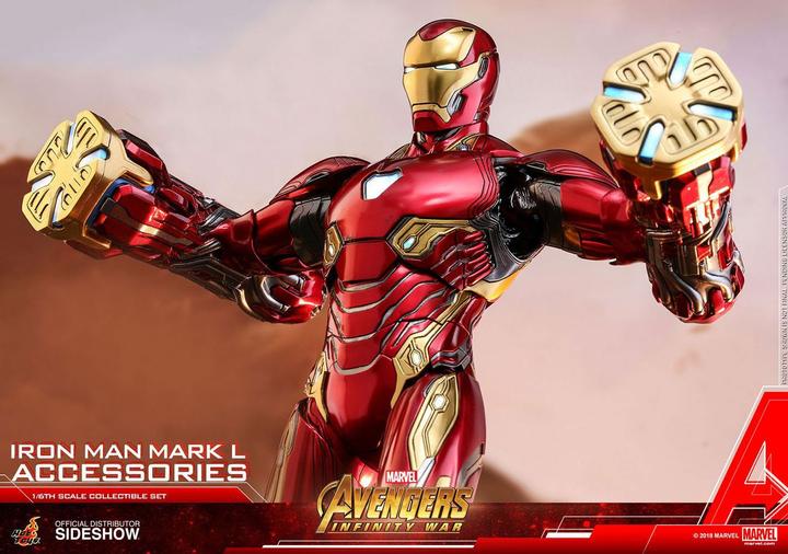 Actual product image Hot Toys Marvel: Iron Man Mk L Accessories Set HT-EX 1:6 Scale Figure