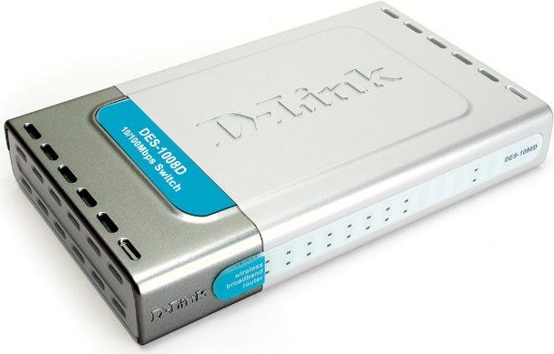 Produktbild D-Link DES 1008D - Switch - unmanaged - 8 x 10/100 (8 Ports)