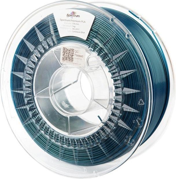 Produktbild Filament Premium PLA Caribbean Blue 1.0kg 1.75mm (PLA, 1.75 mm, 1000 g, Blau)