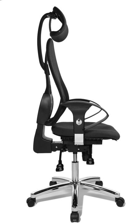 Image du produit Topstar Chaise de bureau Sitness 45, ST99U L52X anthracite, noir, tissu chromé