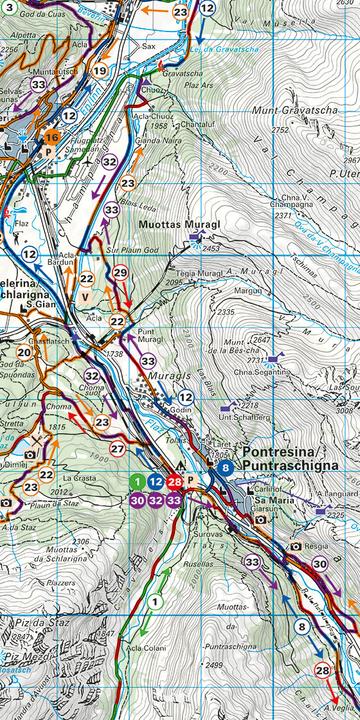 Produktbild Engadin, St. Moritz Mountainbike-Karte Nr. 11, 1:50 000. 1:50'000