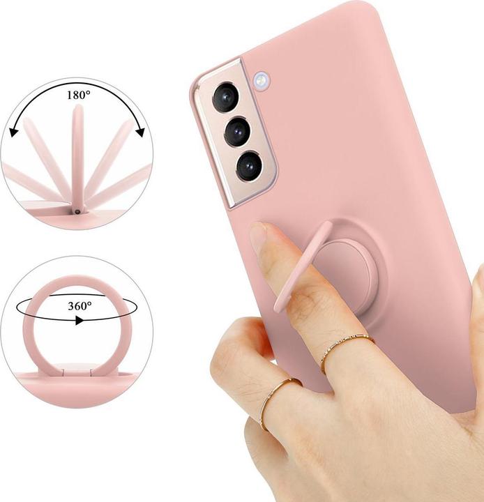 Immagine prodotto Cadorabo Custodia in silicone TPU Liquid Ring Cover (Samsung Galaxy S21+)