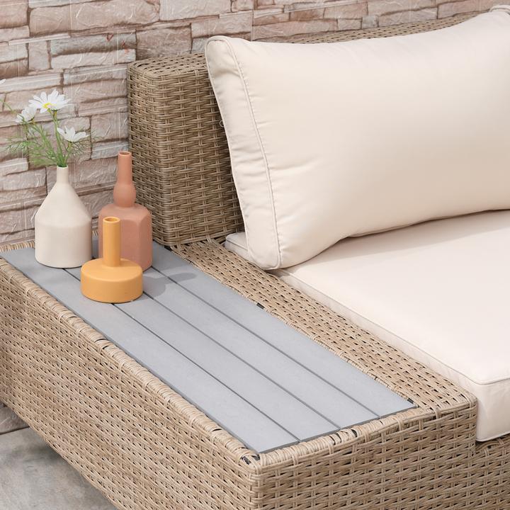 Produktbild Outsunny Luxus Polyrattan Loungeset