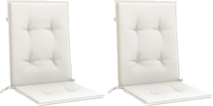 Produktbild VidaXL Niedriglehner-Auflagen 2 Stk. Stoff (100 x 50 x 4 cm)