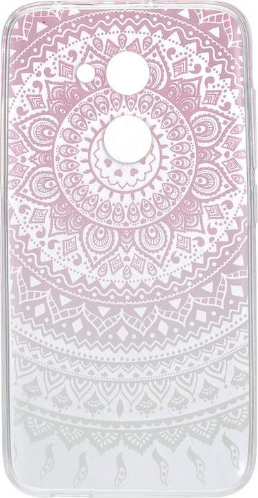 Produktbild König Design Henna Cover für Handy Alcatel A5 LED Case Schutz Hülle Silikon Bumper Sonne Pink (Alcatel A5 LED)