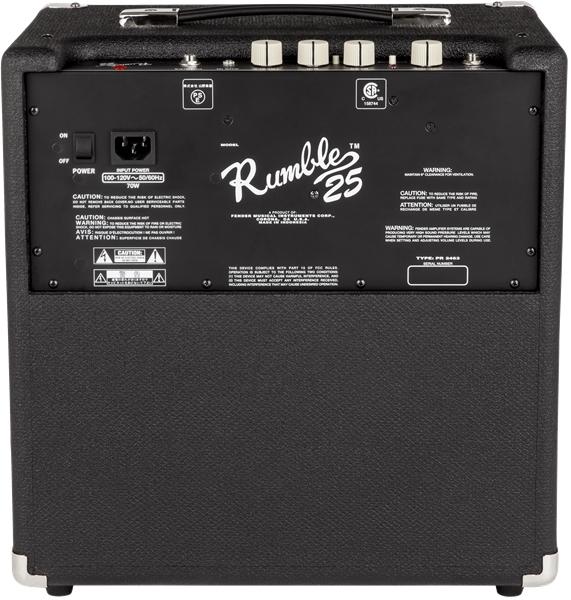 Actual product image Fender Rumble 25 V3 1x8 inch basgitaar amplifier combo (Bass, 25 W)
