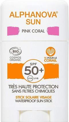 Actual product image Alphanova SUN Bio STICK SPF50+ ROSA very high protection stick (Sun spray, SPF 50+, 12 ml, 12 g)