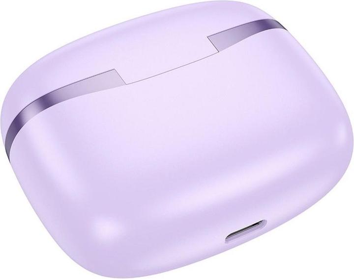 Actual product image Hoco Wireless headphones EOL wireless bluetooth earphones TWS EQ10 purple (7 h)