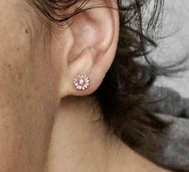 Immagine prodotto Pandora Orecchini a forma di fiore di margherita (Smalto, Argento 925)