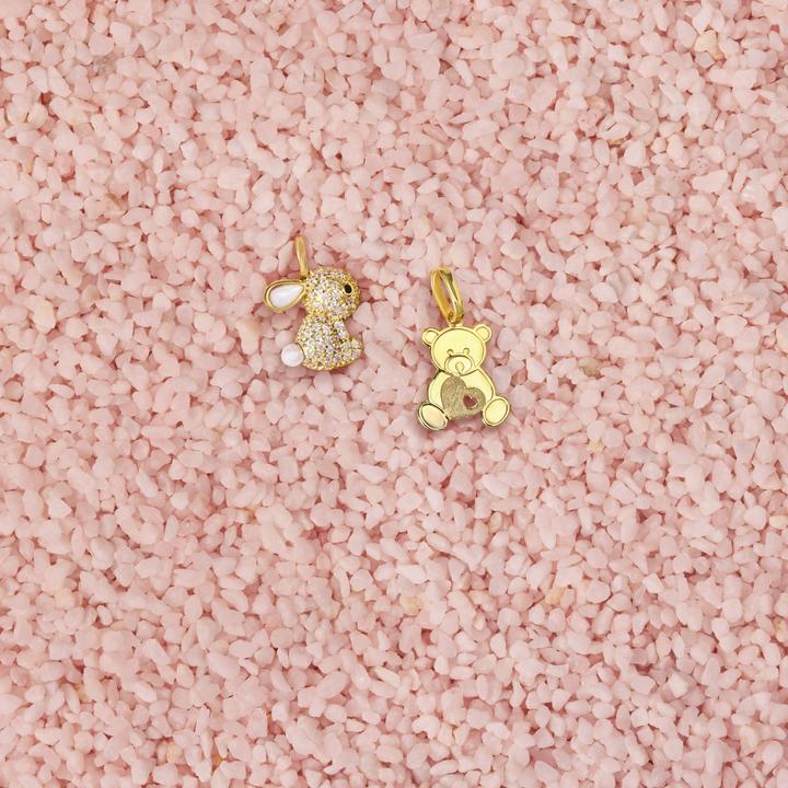 Immagine prodotto Amor Ciondolo da donna, argento 925, occhio di gatto, perla conchiglia | coniglio (Argento 925)