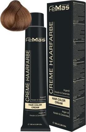 Immagine prodotto FemMas (8.3) Colore per capelli biondo chiaro oro 100ml (Biondo chiaro oro)