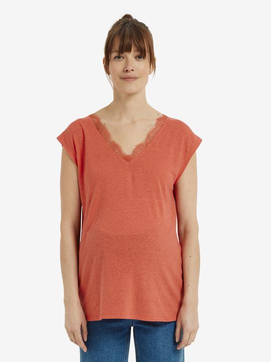Actual product image Vertbaudet Wendbares Umstands-Shirt aus Leinenmix