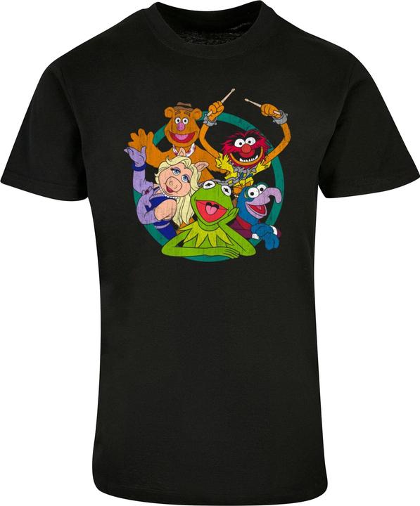 Actual product image Absolute Cult Muppets - Group Circle Basic T-Shirt - 116769 (L)