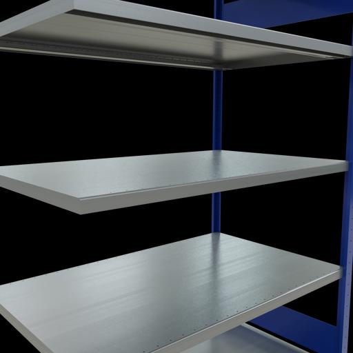 Produktbild Schulte Lagertechnik Stecksystem Anbauregal MULTIplus250 mit Längenriegel