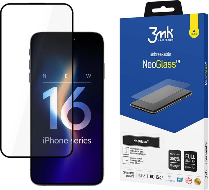 Actual product image 3MK NeoGlass (1 Piece, Apple iPhone 16 Pro Max)