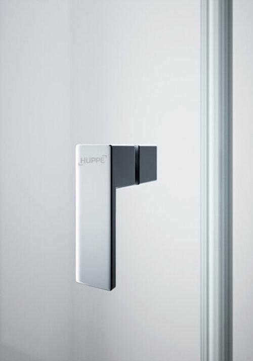 Produktbild Hüppe Design pure Schwingtür mit festen Segmenten 2-flügelig Radius: 50cm Breite: 90cm Anschlag l (211 cm, 85 cm, 21 cm)