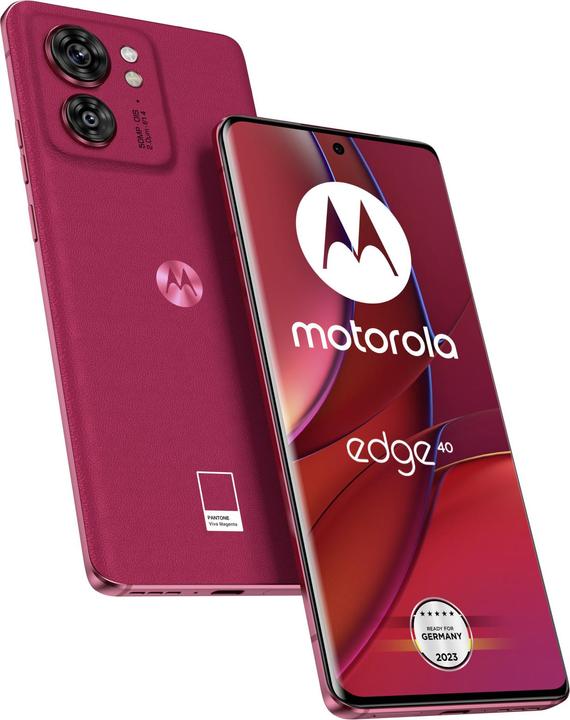 Motorola Bordo 40 (256 GB, Viva Magenta, 6.55", Doppia SIM, 50 Mpx, 5G)