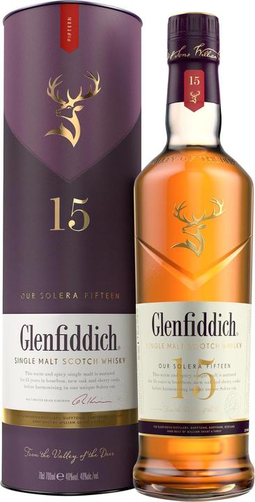 Produktbild Glenfiddich 15 Years Solera (Single Malt, Scotch Whisky, 1 x 70 cl)