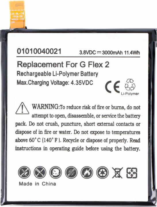 Actual product image AccuCell Akku LG G Flex 2, BL-T16, EAC62718201
