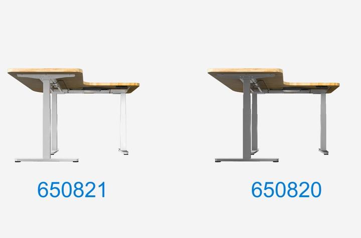 Produktbild equip ERGO Elektrisches-Sitz-Steh Tischgestell in L-Form, Dreifachmotor